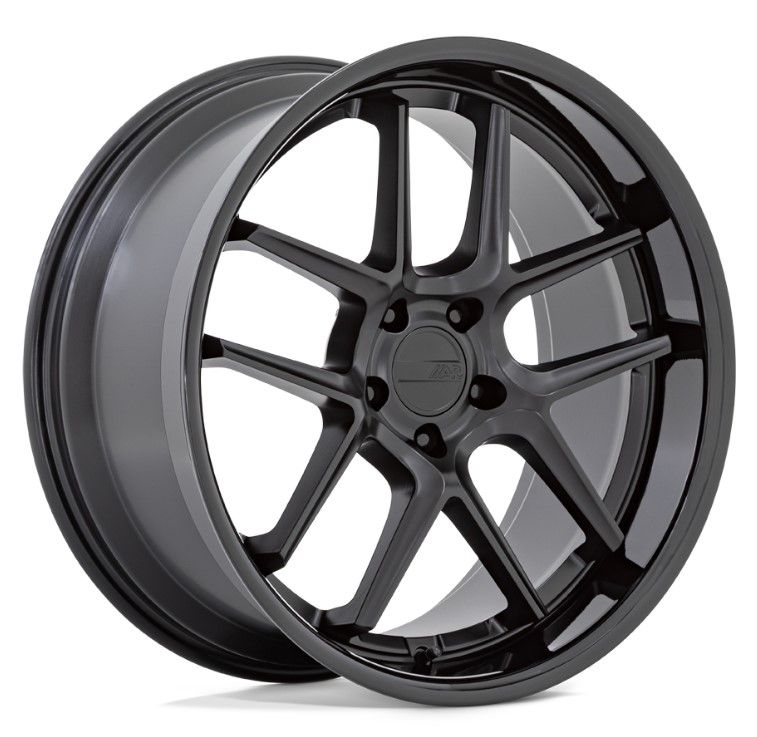 American Racing<br>AR942 Matte Black Gloss Lip (20x9.5)